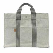 Hermès Vintage Pre-owned Bomull totevskor Gray, Dam