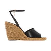 Saint Laurent Kil Espadrilles Sandaler Black, Dam