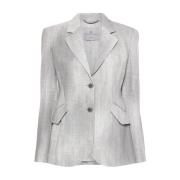 Ermanno Scervino Stilren Jacka med Unik Design Gray, Dam