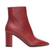 Saint Laurent Stiliga Ankelboots Red, Dam