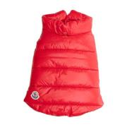 Moncler Stilig Hundväst I209O3G00001455 Red, Dam