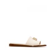 Bally Eloise Flat Slides Beige, Dam