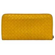 Bottega Veneta Vintage Pre-owned Laeder plnbcker Yellow, Dam