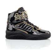 Philipp Plein Casual Sneakers med unik design Black, Herr