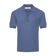 Orlebar Brown Springfield Blue Polo Shirt Blue, Herr