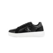 Calvin Klein Snygga Sneakers för Män och Kvinnor Black, Herr