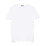 Dsquared2 Lättvikts Jersey Crew Neck Pack med Två White, Herr