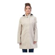 K-Way Beige Slim Fit Trench Coat Beige, Dam