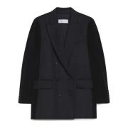 Max Mara Kraftfull Americana Stil Black, Dam