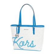 Michael Kors Klassisk Toteväska White, Dam