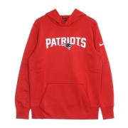 Nike NFL Wordmark Therma Pullover Hoodie Red, Herr