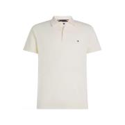 Tommy Hilfiger Lyxig Bomull Cashmere Polo Skjorta White, Herr