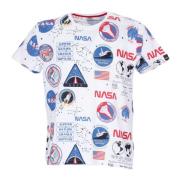 Alpha Industries Vit All Over Print T-shirt Multicolor, Herr