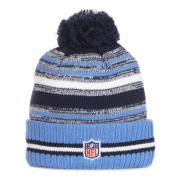 New Era Tennessee Titans Pom Pom Beanie Hat Blue, Herr