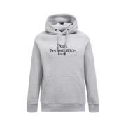 Peak Performance Original Hood med Melange Stil Gray, Herr