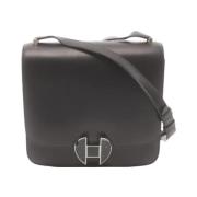 Hermès Vintage Pre-owned Tyg axelremsvskor Black, Dam