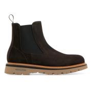 Woolrich Bruna Chelsea Boots Mocka Kalvskinn Herr Brown, Herr