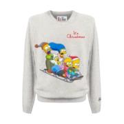 MC2 Saint Barth Jul Jacquard Tröja The Simpsons White, Herr