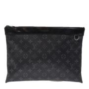 Louis Vuitton Vintage Pre-owned Canvas kuvertvskor Black, Dam