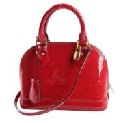 Louis Vuitton Vintage Pre-owned Laeder handvskor Red, Dam