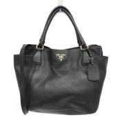 Prada Vintage Pre-owned Laeder prada-vskor Black, Dam