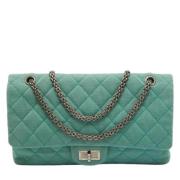 Chanel Vintage Pre-owned Tyg chanel-vskor Green, Dam