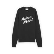 Maison Kitsuné Stilig Sweatshirt för Män Black, Herr