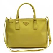 Prada Vintage Pre-owned Laeder prada-vskor Yellow, Dam