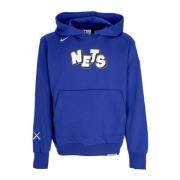 Nike Brooklyn Nets Hoodie Courtside Edition Blue, Herr