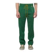 Rhude Linneblandningsbyxor Green, Herr