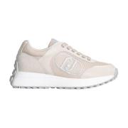 Liu Jo Beige Avslappnade Dam Sneakers Beige, Dam