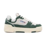 Autry Gröna Läder Sneakers CLC Låg Green, Dam