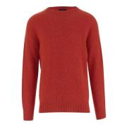 Howlin' Orange Ull Crew Neck Sweater Red, Herr