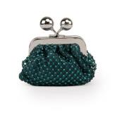 Max Mara Weekend Grön Rhinestone Clutch med Kedja Rem Green, Dam