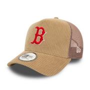 New Era Beige Red Sox MLB Cord Trucker Hat Beige, Herr