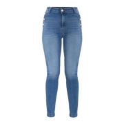 Kocca Slim Fit Denim Jeans Blue, Dam