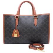 Celine Vintage Pre-owned Canvas celine-vskor Black, Dam