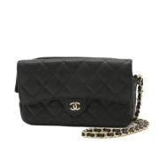 Chanel Vintage Pre-owned Laeder chanel-vskor Black, Dam