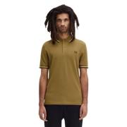 Fred Perry Twin Tipped Polo Shirt Green, Herr