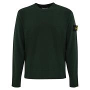 Stone Island Grön Ulltröja Långärmad Green, Herr