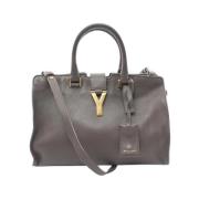 Yves Saint Laurent Vintage Pre-owned Laeder handvskor Gray, Dam