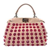 Fendi Vintage Pre-owned Laeder handvskor Pink, Dam