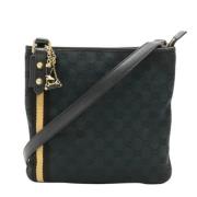 Gucci Vintage Pre-owned Canvas gucci-vskor Black, Dam