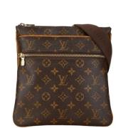 Louis Vuitton Vintage Pre-owned Canvas louis-vuitton-vskor Brown, Dam