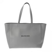 Balenciaga Vintage Pre-owned Laeder totevskor Gray, Dam