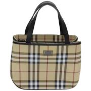 Burberry Vintage Pre-owned Canvas totevskor Beige, Dam