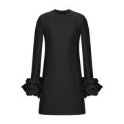 Valentino Garavani Svart Klänning Aw24 Dammode Black, Dam