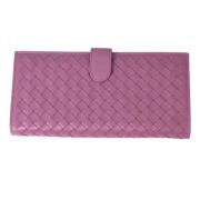 Bottega Veneta Vintage Pre-owned Laeder plnbcker Purple, Dam