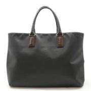 Bottega Veneta Vintage Pre-owned Canvas totevskor Black, Dam