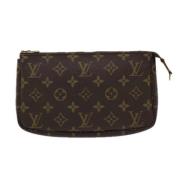 Louis Vuitton Vintage Pre-owned Canvas kuvertvskor Brown, Dam